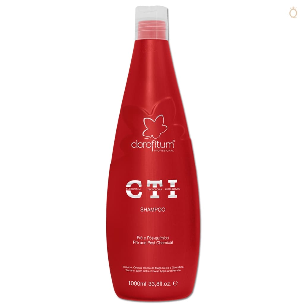 Shampoo CTI Pré e Pós Química (300ml ou 1000ml) Clorofitum