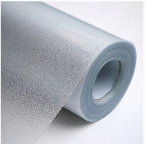 Película Insulfilm Vinil Cristal Branco para Porta Janela e Box de Vidro 50cm X 1m Privacidade Total