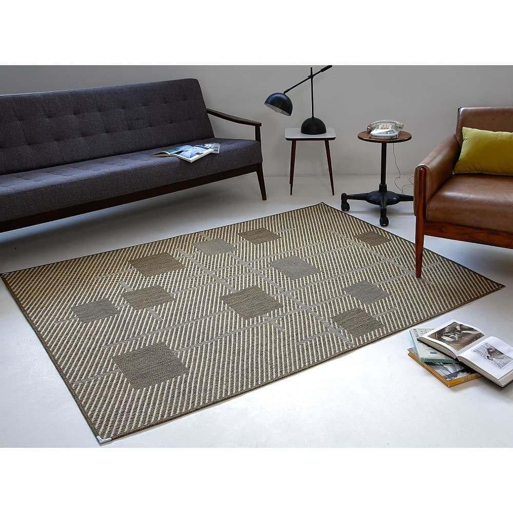 Tapete Sisal 2,00 X 2,50 Sala Quarto 100%Antiderrapante Moderno Sem Pelo Hotel Pousada Promoção