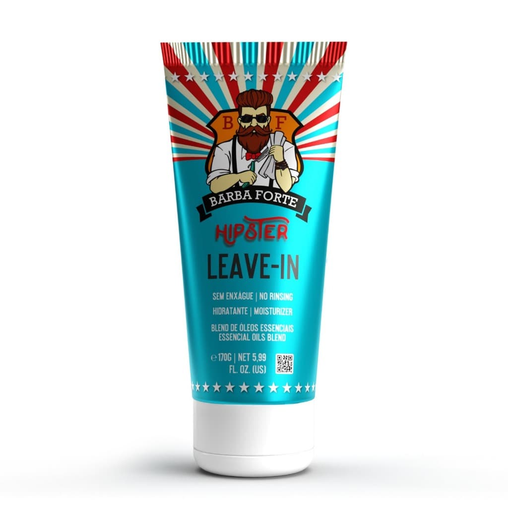 Leave-In Hipster Bálsamo Hidratante Barba e Cabelo Barba Forte 170g