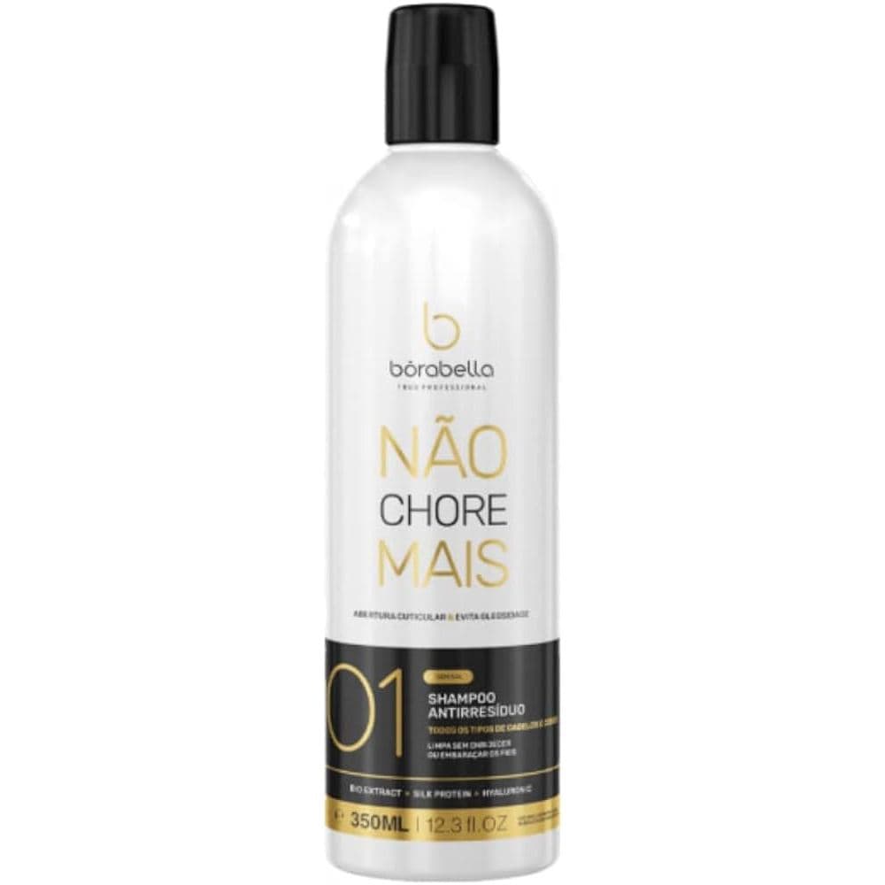 Shampoo Antirresíduo Não Chore Mais 350ml Borabella