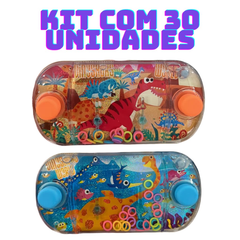 Kit com 30 unidades de Aquaplay Dinossauro Jogo de Argolas Infantil