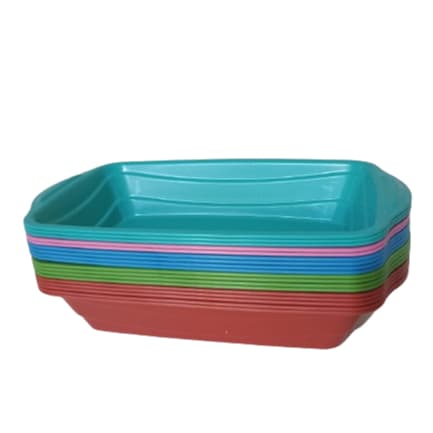 KIT 5 OU 10 BANDEJA MULTIUSO  FUNDA  DE PLASTICO 1,2 LITROS