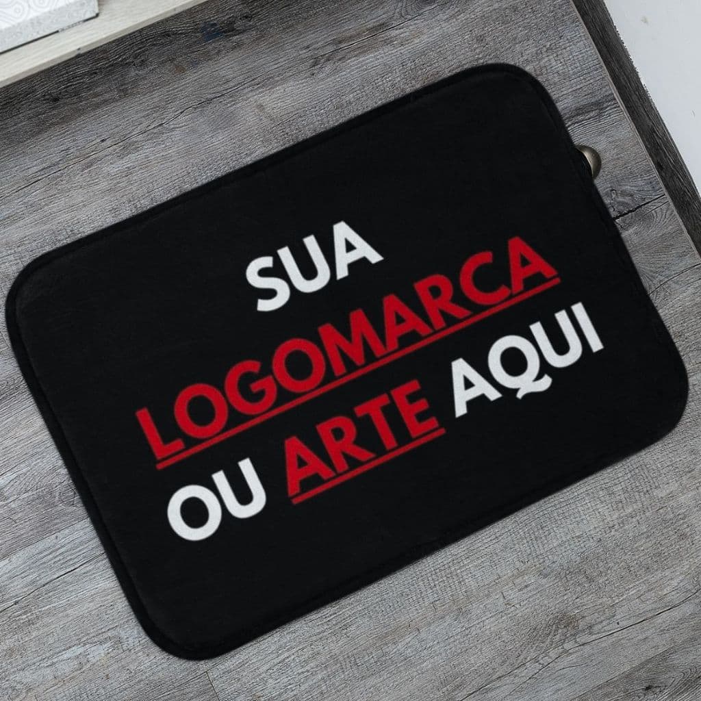 Tapete Porta de Entrada 40x60 e 70x30 com Sua Logomarca Arte Aqui Antiderrapante