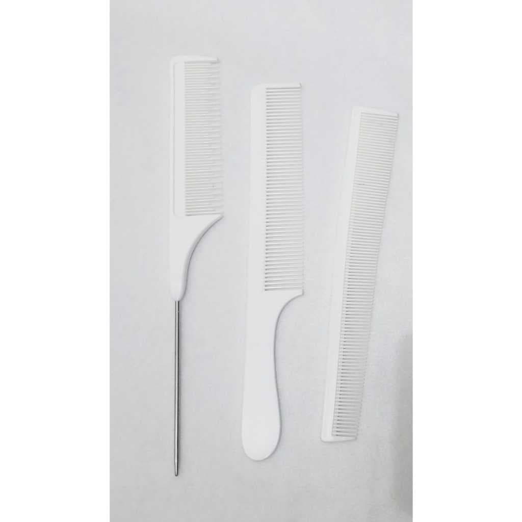 kit 03 pentes penteados carbono