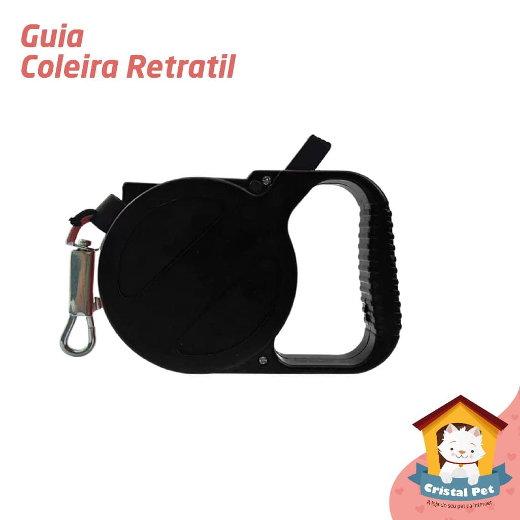 GUIA – COLEIRA RETRÁTIL PARA CACHORROS
