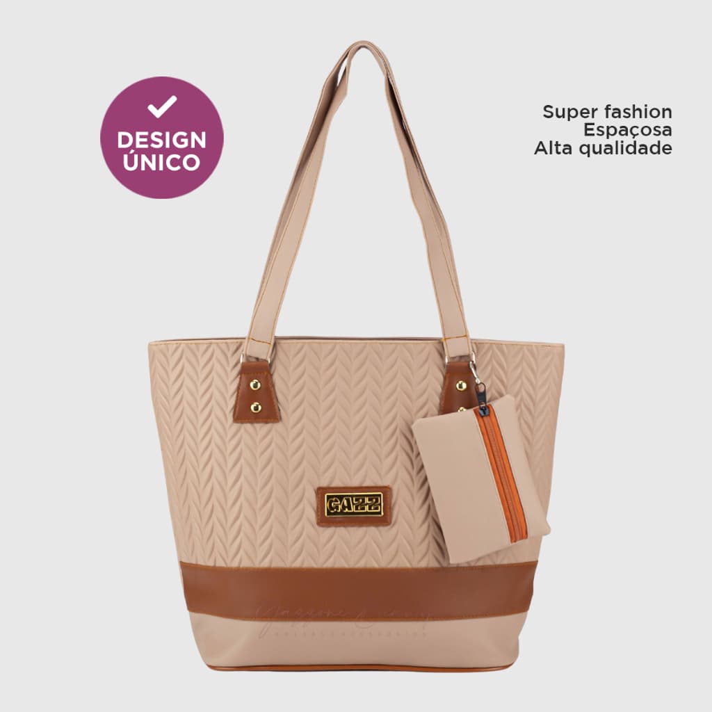 Bolsa Feminina Média Grande De Ombro Florida Barata Forrada + Porta Moedas Promoção