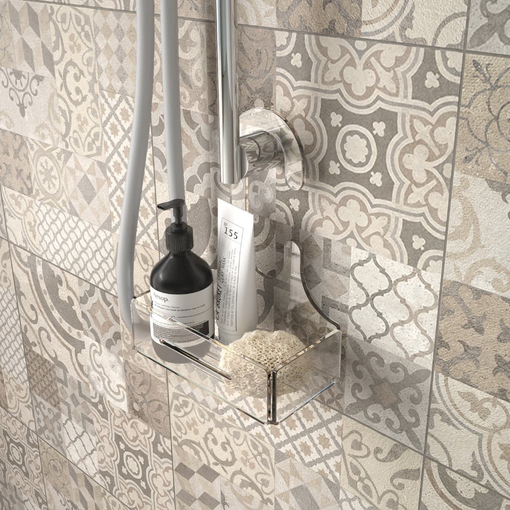 Saboneteira Suporte Chuveiro Porta Sabonete Shampoo Condicionador Acrílico Suporte De Shampoo Prateleiras De Banheiro