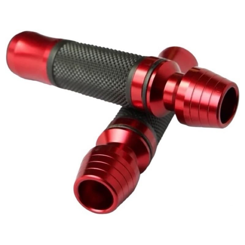 Manopla Punho Guidão Moto Esportiva Alumínio Modelo Cônico Universal - Par