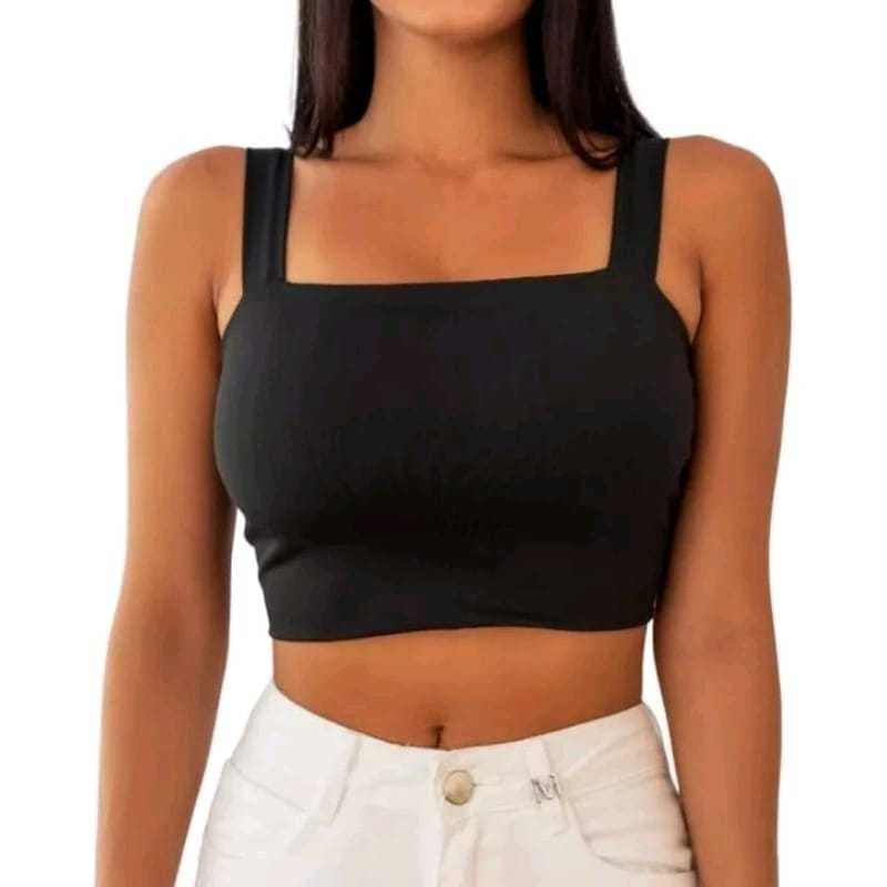 Cropped TOP FAIXA COM ALÇA-  Em suplex.