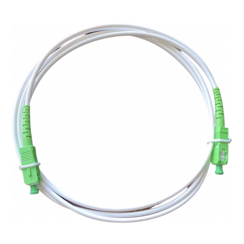 Kit 4 Cordão Fibra Óptica Patch Cord Conector Sc-apc -1,5mt.