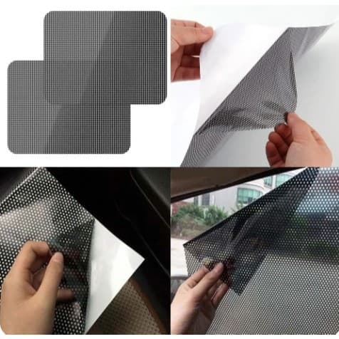 KIT Para sol Adesivo Janela Eletrostática Automóvel Janela PVC Proteção Solar Acessórios - 1752