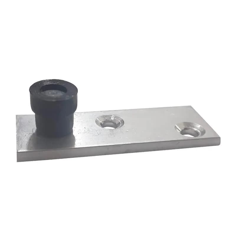 Pino Guia Reto 9mm Rolete Porta Correr Trilho U 1/2
