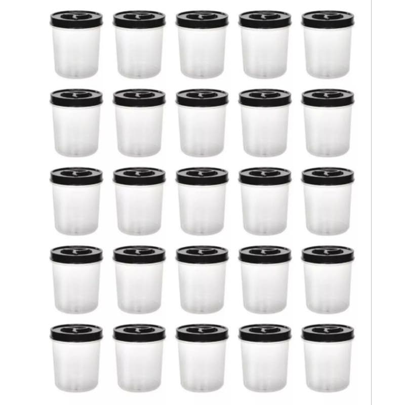 kit 24  Pote de rosca 1 litro organizadores porta alimento