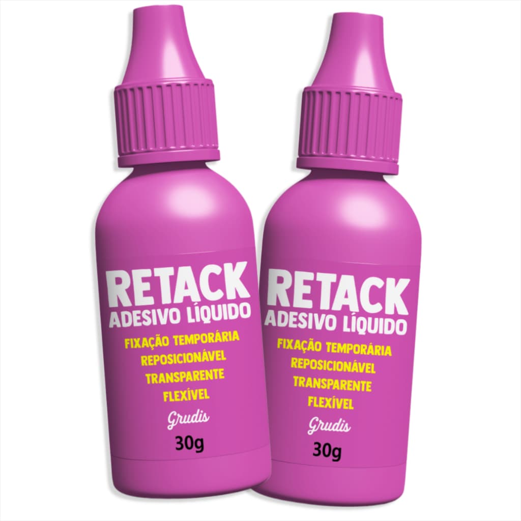 Cola Líquida Retack Para Base De Corte - 2 Unidades