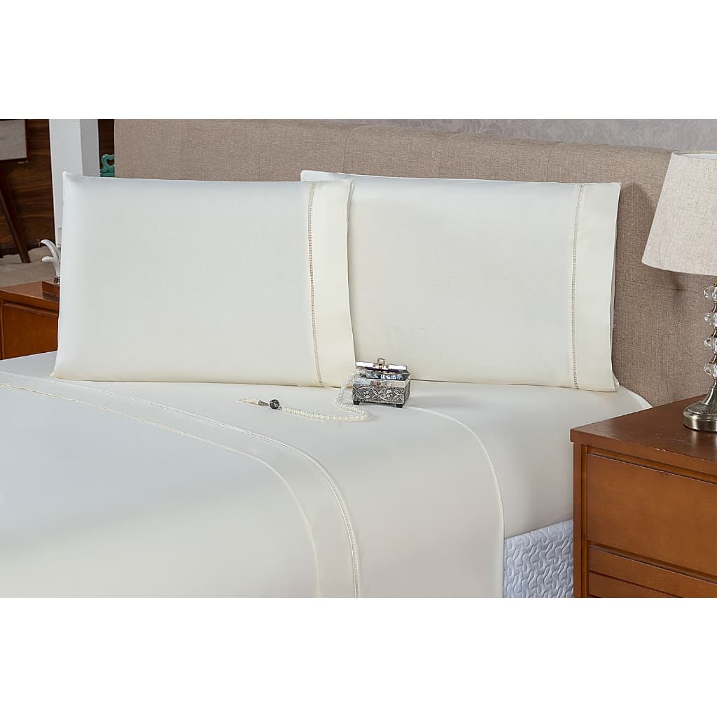 JOGO DE LENÇOL CAMA CASAL PADRÃO 3 PEÇAS TECIDO PERCAL 300 FIOS