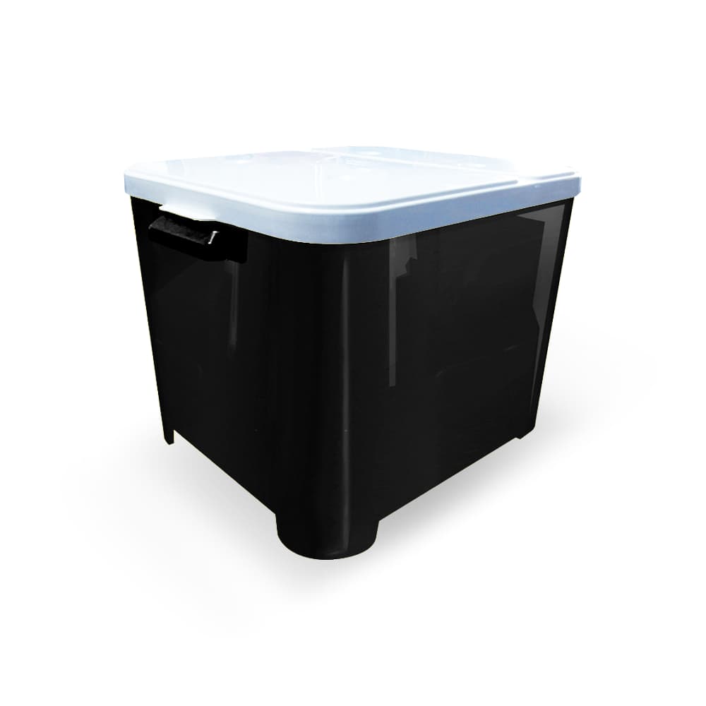 Container Furacao Pet 15 Kg Black Canister Porta Ração Cor Preto