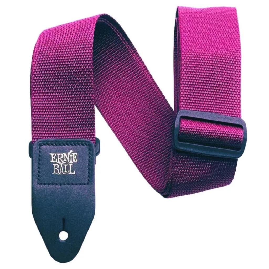 Correia Ernie Ball P/ Guitarra Violão Polypro Framboesa 5355