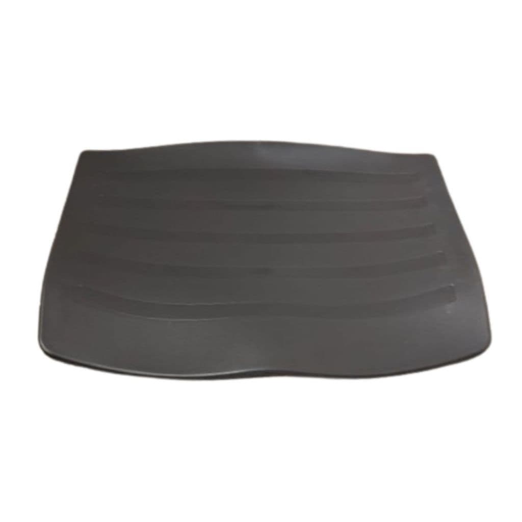 Assento Plástico Preto Cadeira Fixa Iso Preto reforma refil POPMOV