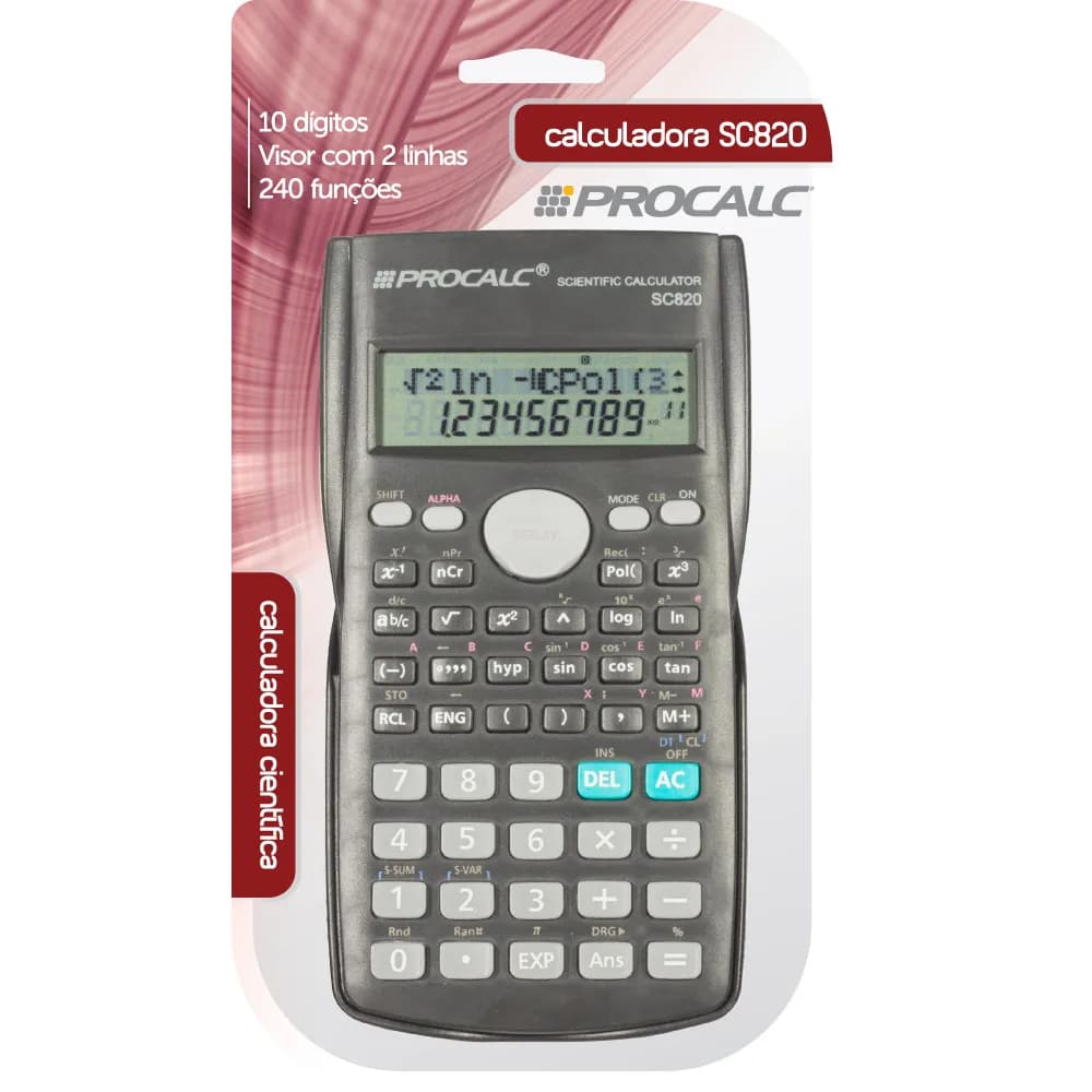 CALCULADORA CIENTÍFICA PROCALC SC820