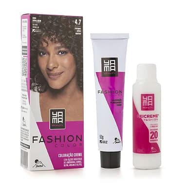 Coloração Yamá Beauty Care Mini Kit Fashion Color 4.7