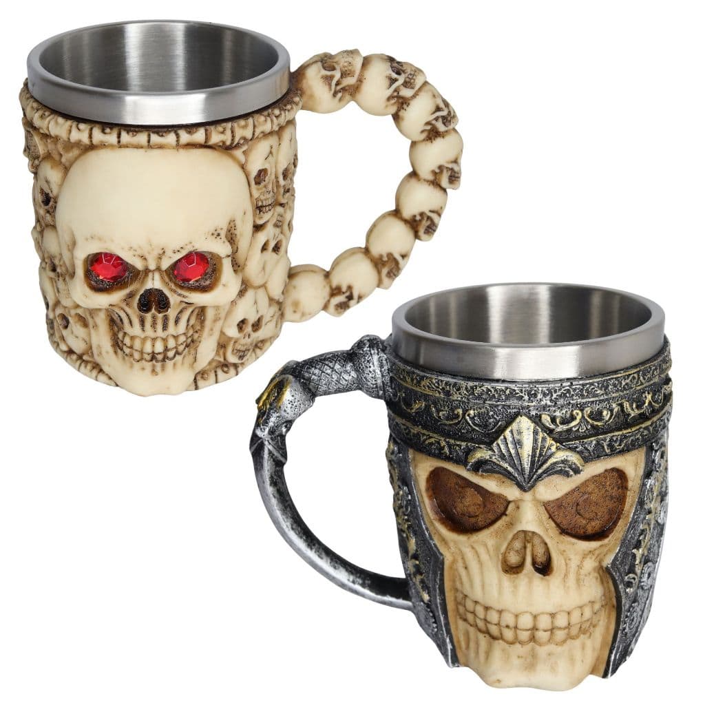 Caneca Medieval De Inox Resistente Presente Criativo 350ml
