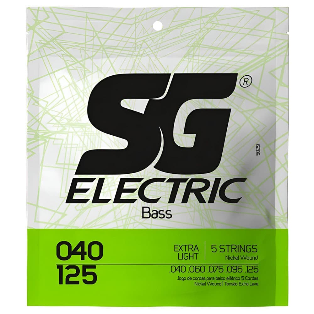 Encordoamento Contra Baixo 5 Cordas 040 Sg Oferta