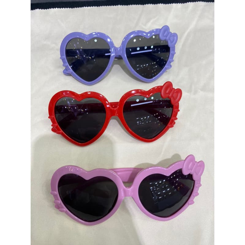 óculos de sol coração infantil menina crianca 3-7 anos LX8159