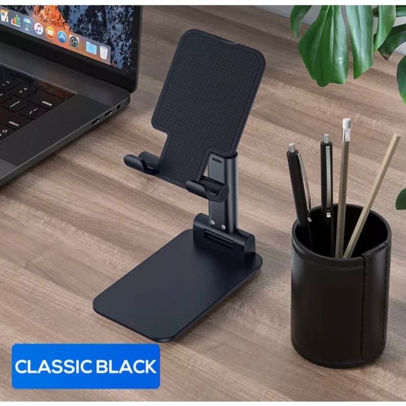 Suporte Dobrável Universal para Celular e Tablet | Multiângulo Portátil de Mesa