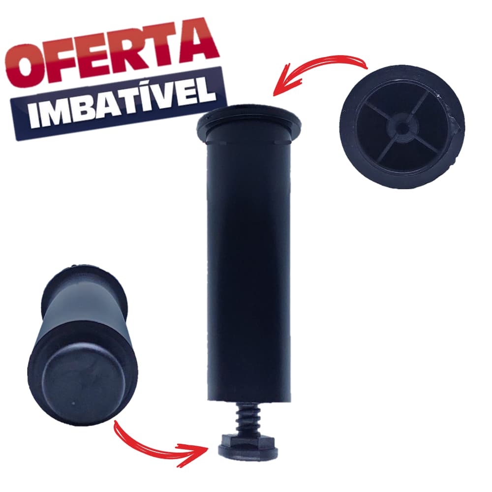 Pes de cozinha resistente a agua e material de limpeza com  Altura ajustável parafuso g , kit 8 un.