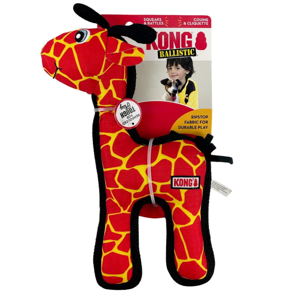 Brinquedo Kong Girafa Ballistic Mordedor Para Cachorro M/g