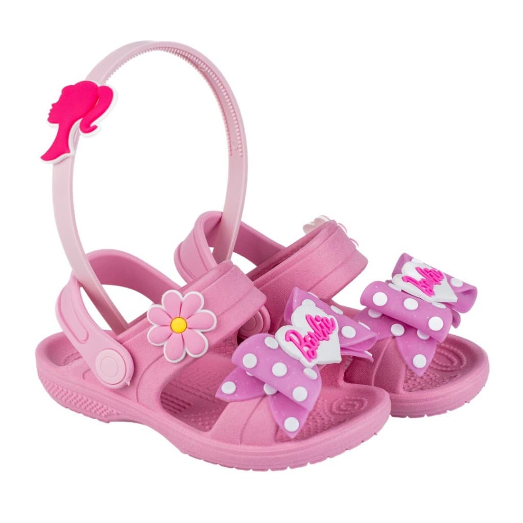 Sandalia Chinelo Moda Infantil Menina Confortavel e Tiara