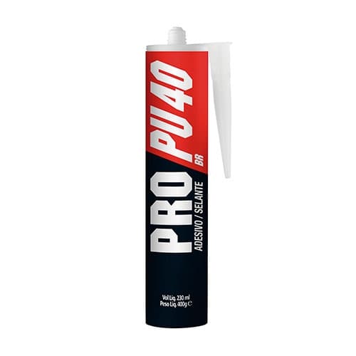 COLA SELANTE PU40 PRO SOUDAL 400G CINZA BRANCO E PRETO
