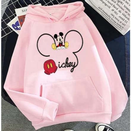 Moletom Canguru Blusao De Frio Mickey Mouse Desenho Disney Unissex
