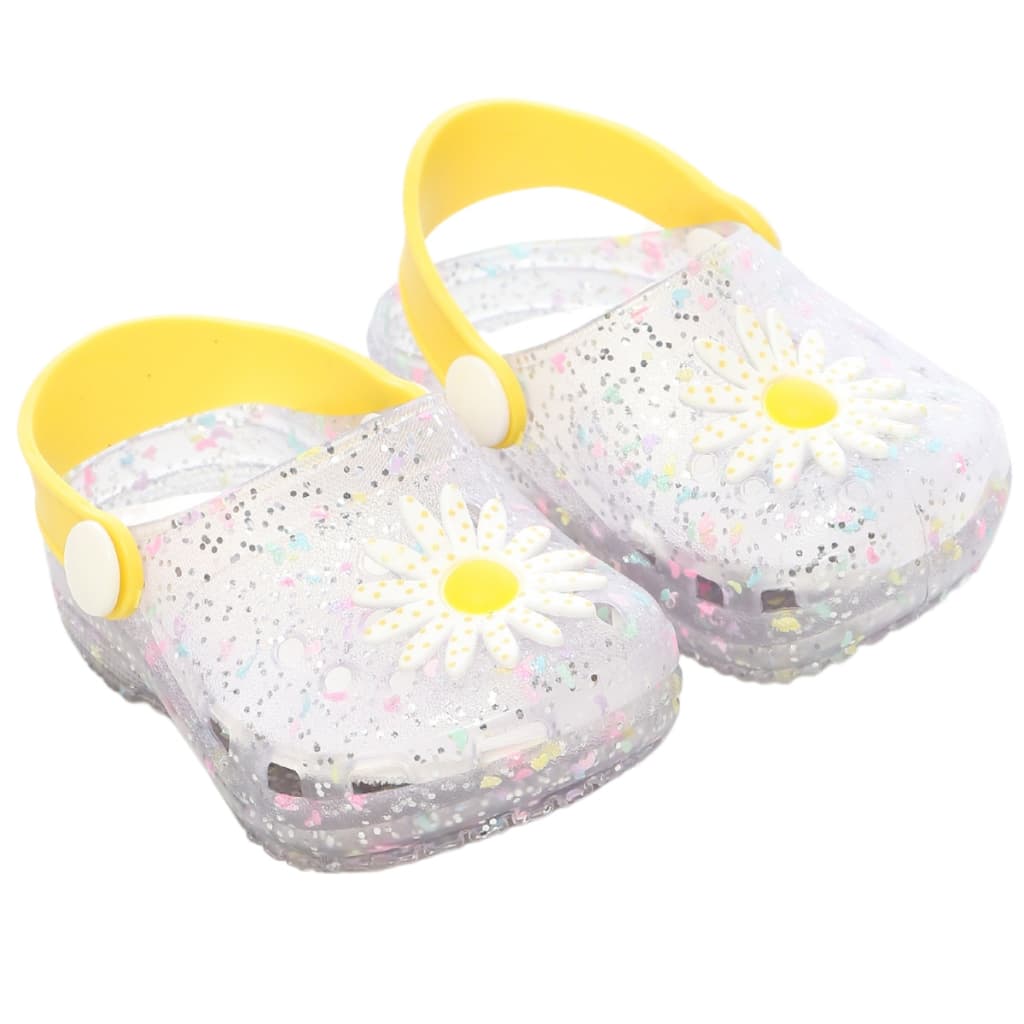 Babuche menina flor margarida sandália infantil juju shoes