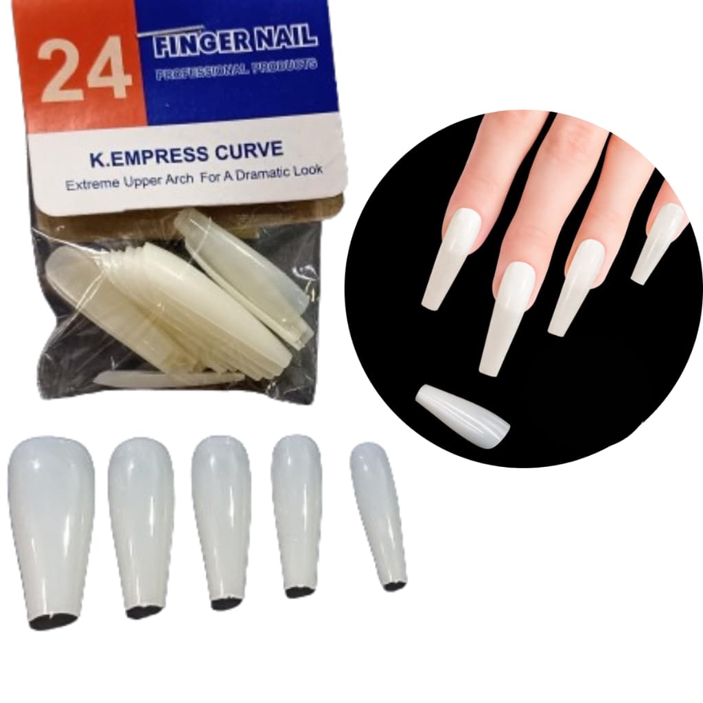 Unha Postiça 24 Unidades Queen finger Promoção Imperdível !!