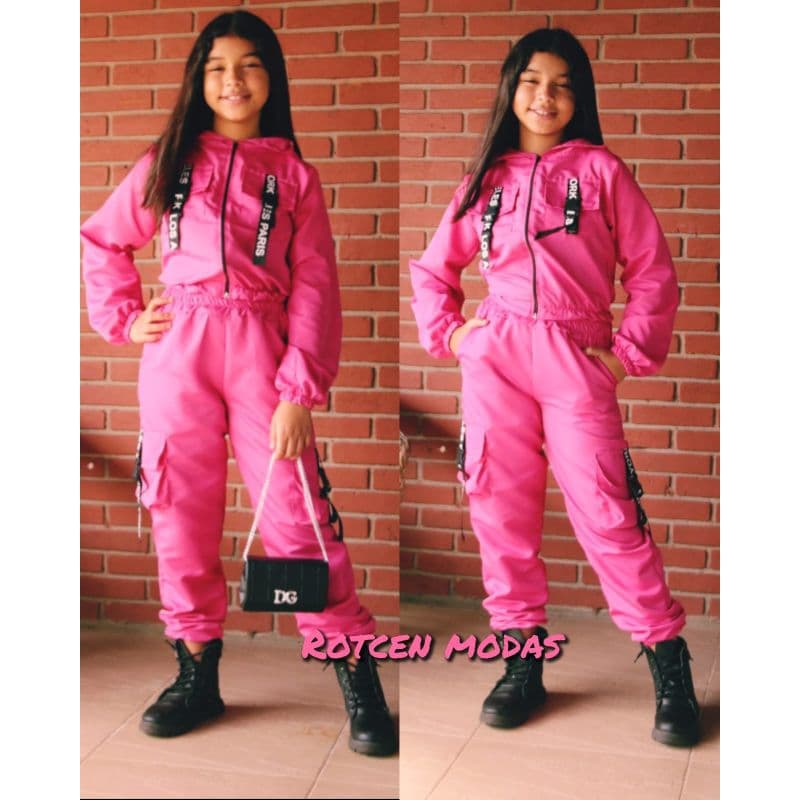 conjunto juvenil menina tactel