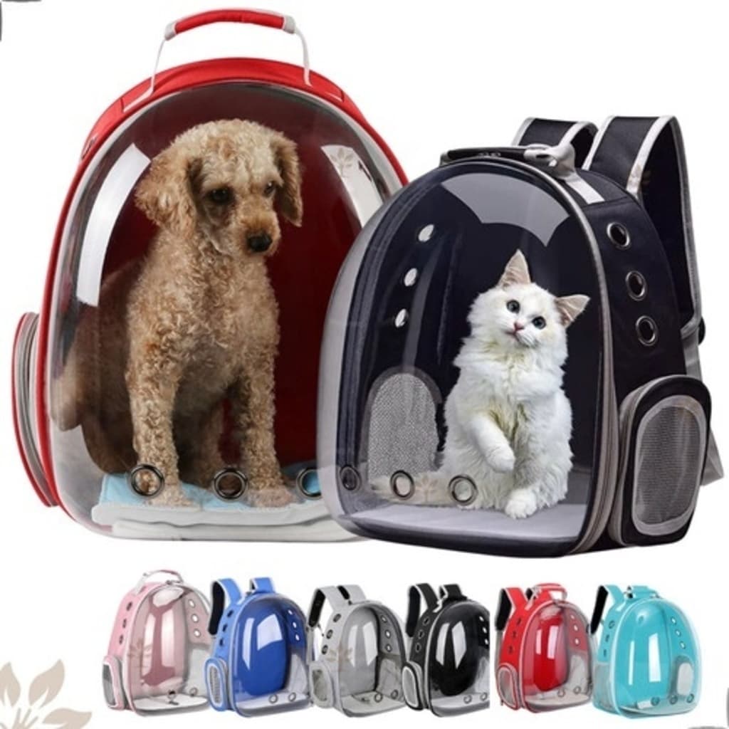 Mochila Bolsa Pet Visão Panorâmica Astronauta Color Gato Ou Cachorro