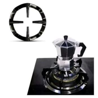 Redutor de grelha Base de cafeteira italiana para boca de fogão e Cooktop kehome