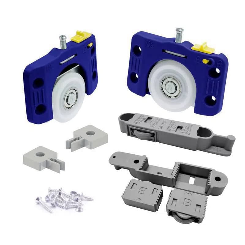 Sistema Porta De Correr JP360 + Guia Unversal - Sobrepor - Joelini