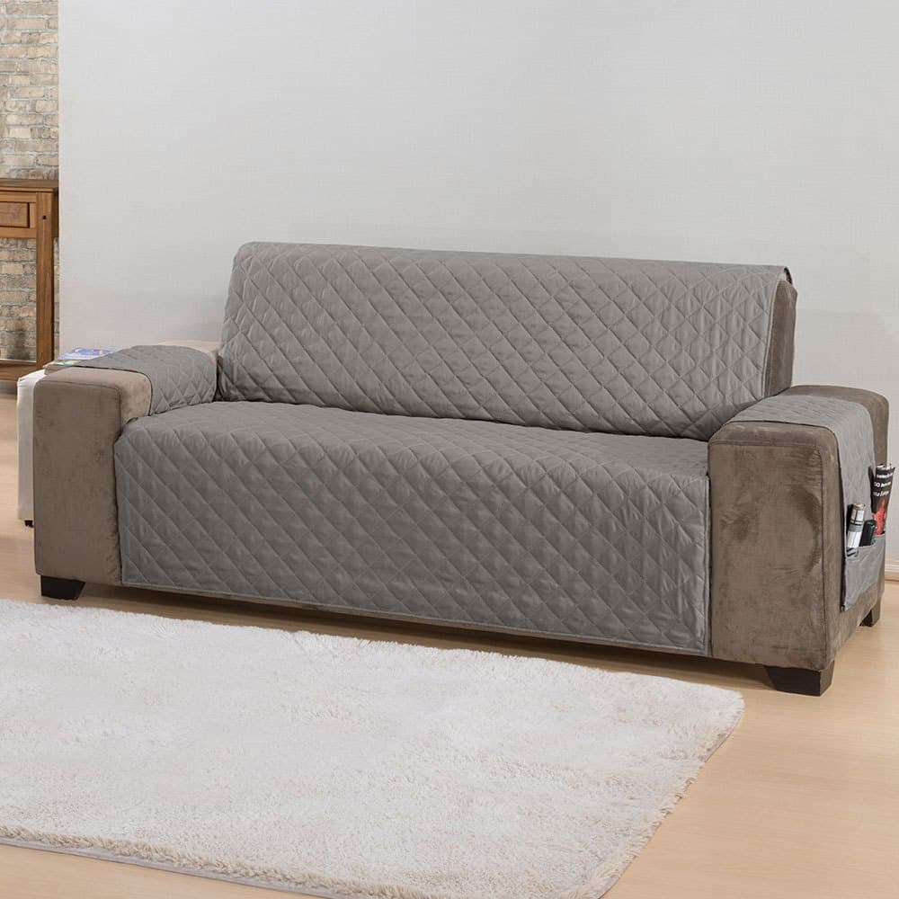 Protetor de Sofá Classic 2 Lugares Padrão Matelado Decoração