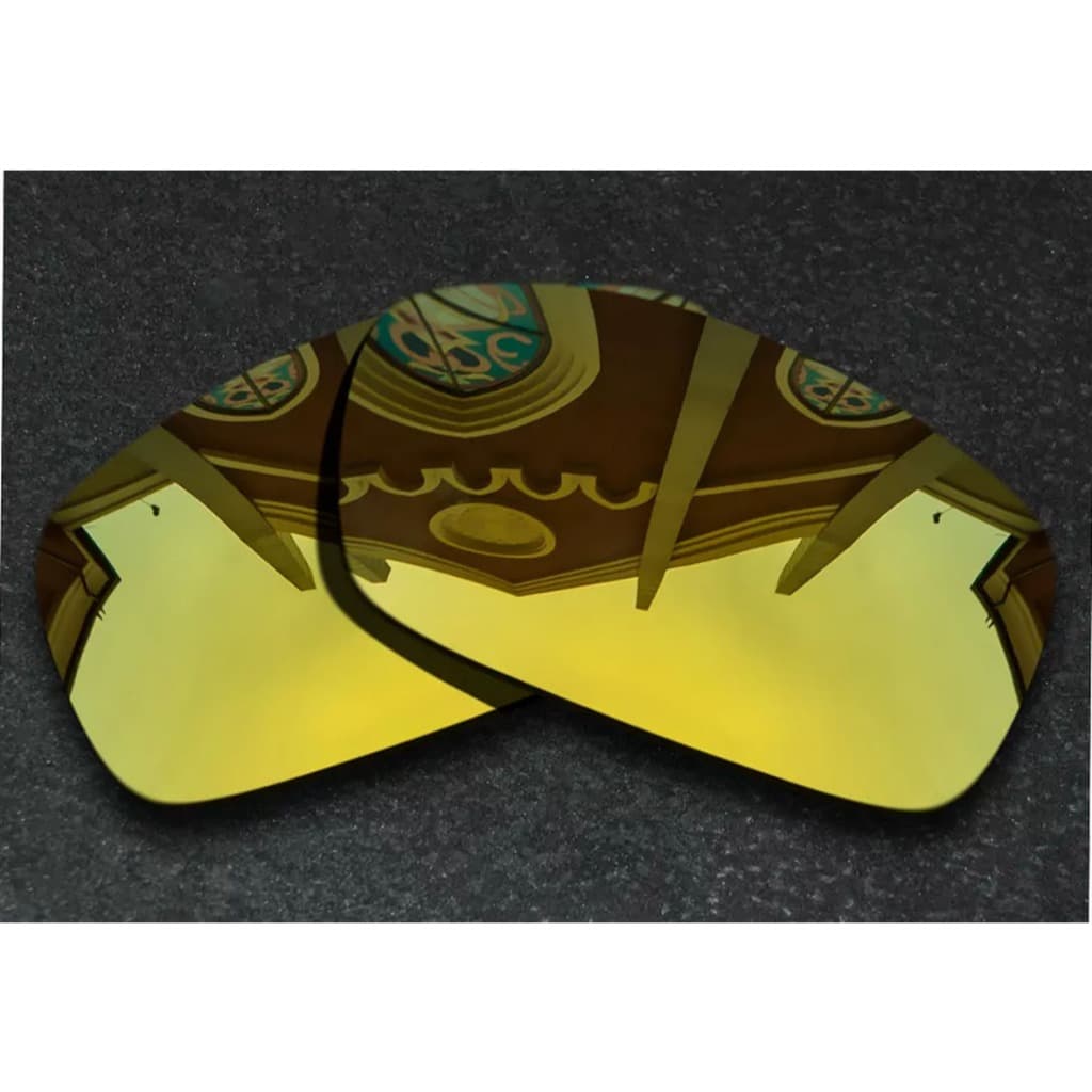 Lente Oculos Xsquared Dourada 24k Polarizada com proteção UV UVA 400