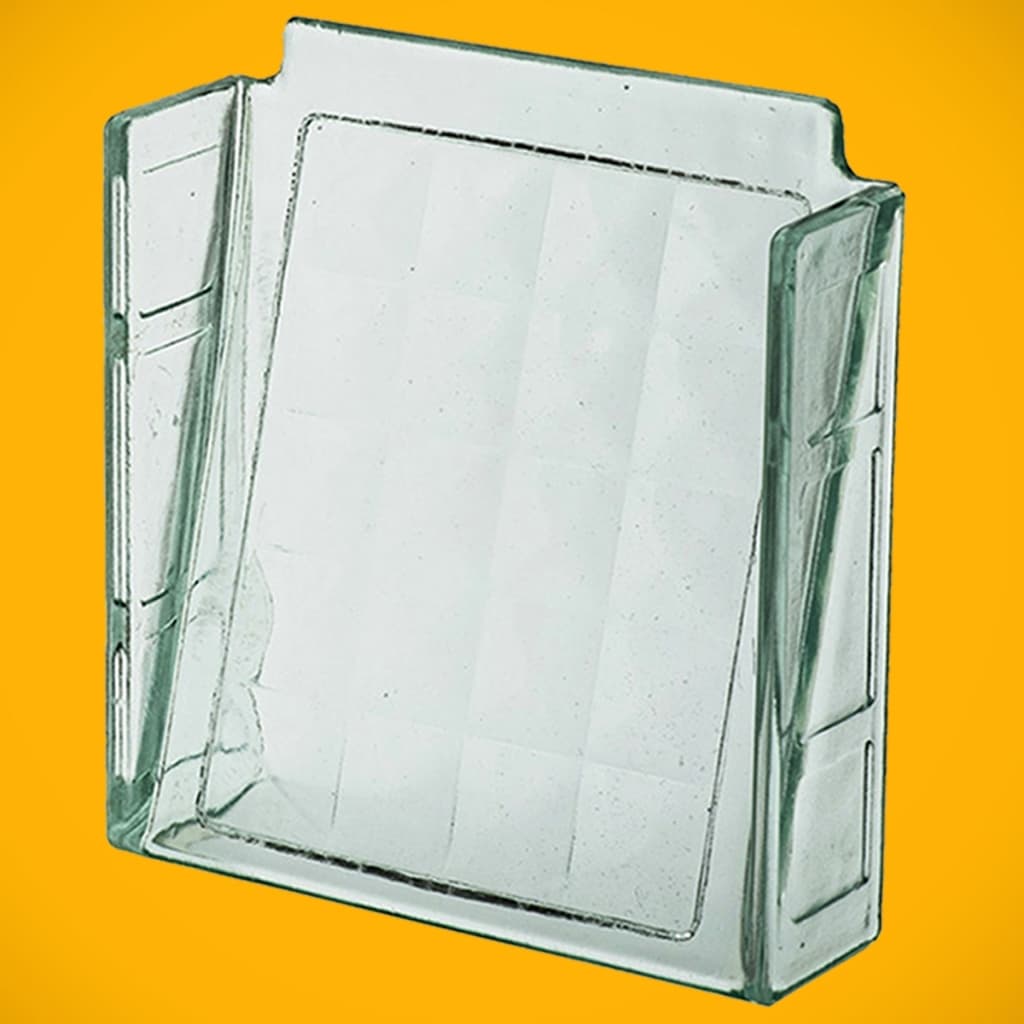 Tijolo Vidro Vazado Transparente Ventilação Veneziana