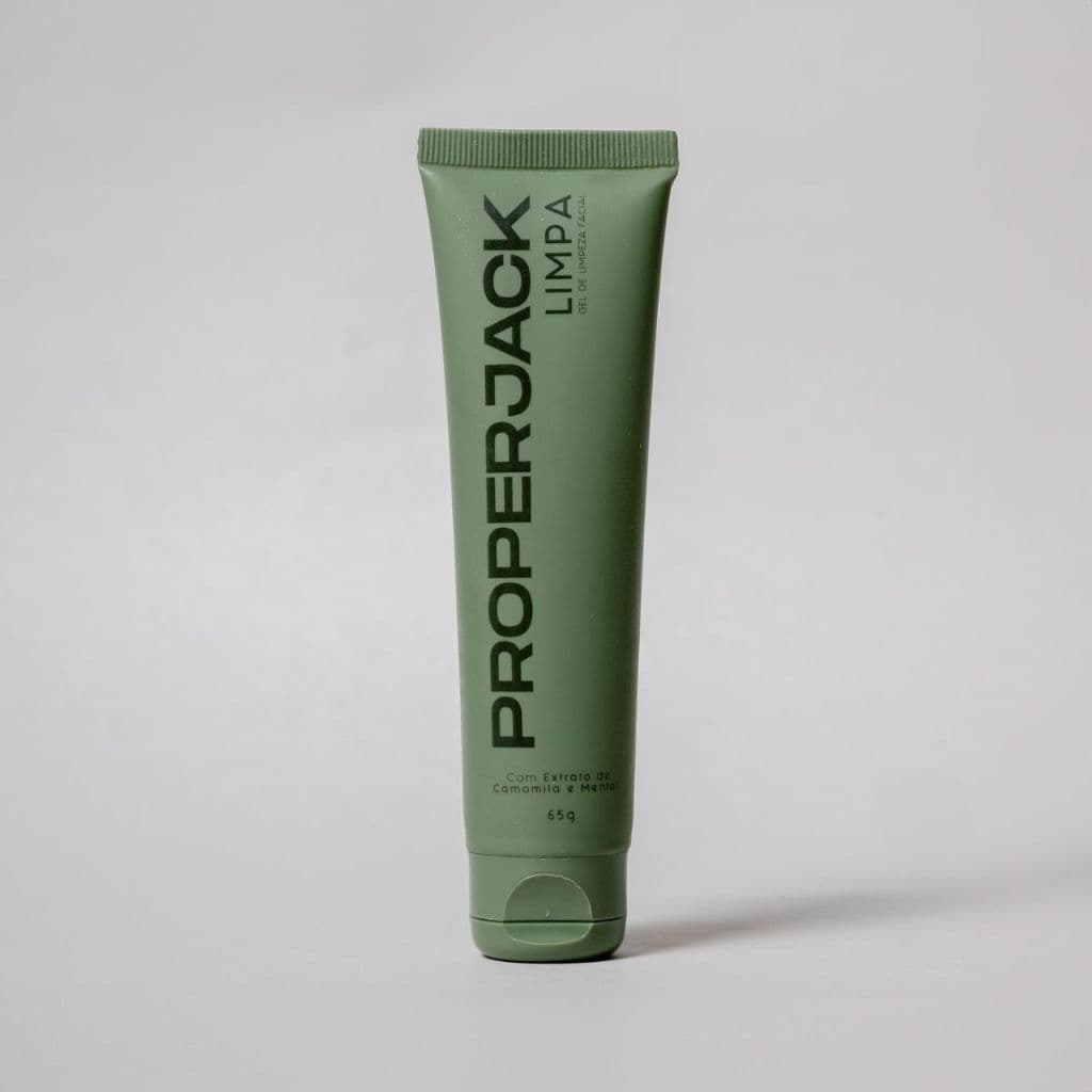 NOVO Limpa - Gel Limpeza De Pele Masculina - Proper Jack - Limpeza Profunda da Pele