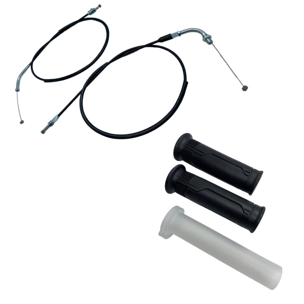 Kit Manopla Com Roldana + Cabos A e B Acelerador CG Cargo Fan Titan Start 160 2015 Até 2024