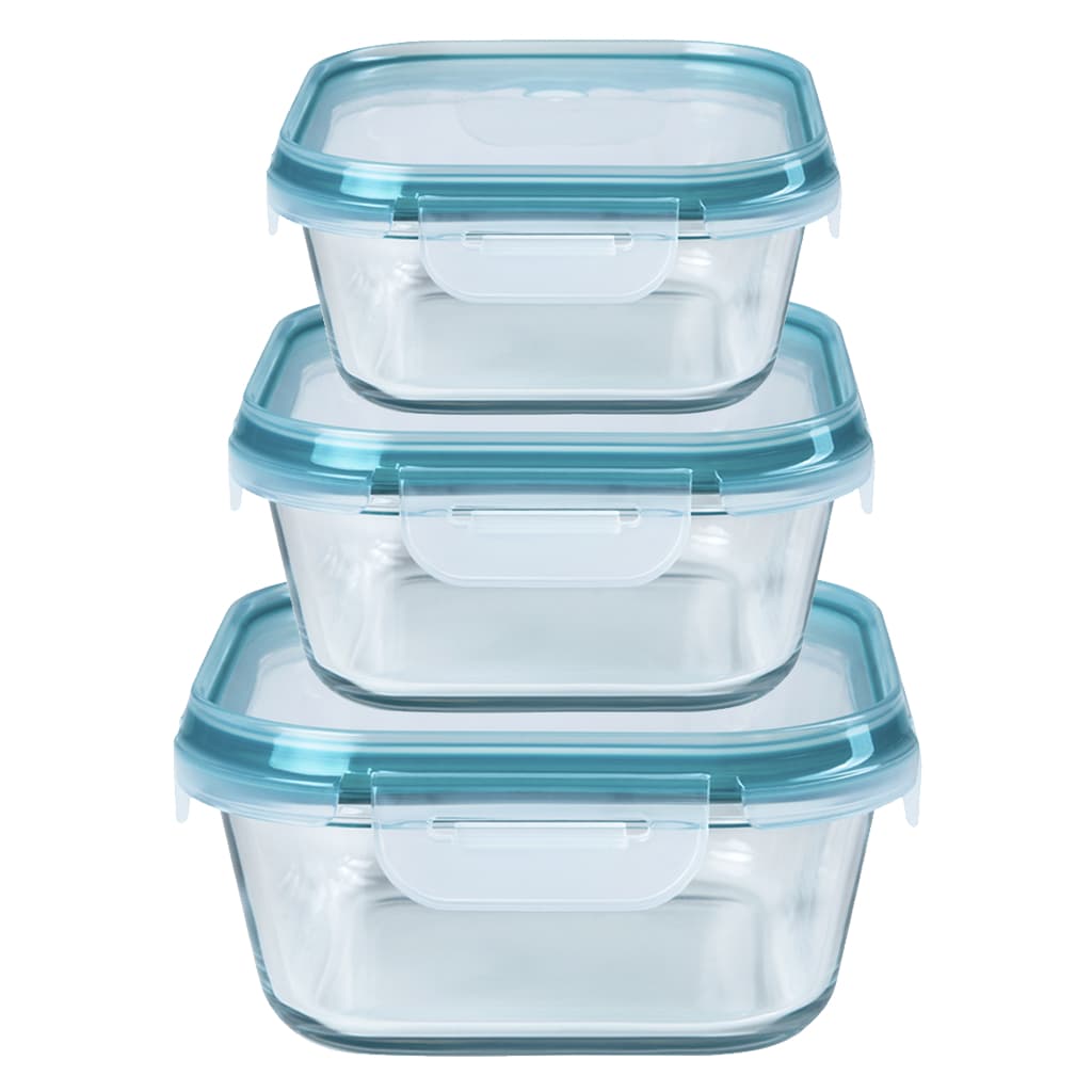 Pote de Vidro Hermético Borossilicato com Tampa Trava – Vai ao Forno, Micro-ondas e Freezer BPA Free