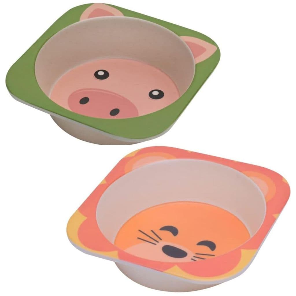 Prato Bowl Infantil Refeição Eco-Friendly Mimo Style Bambu