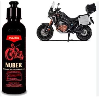 Nuber 240ml - Renovador De Plásticos E Borrachas(Moto) Razux/Vonixx