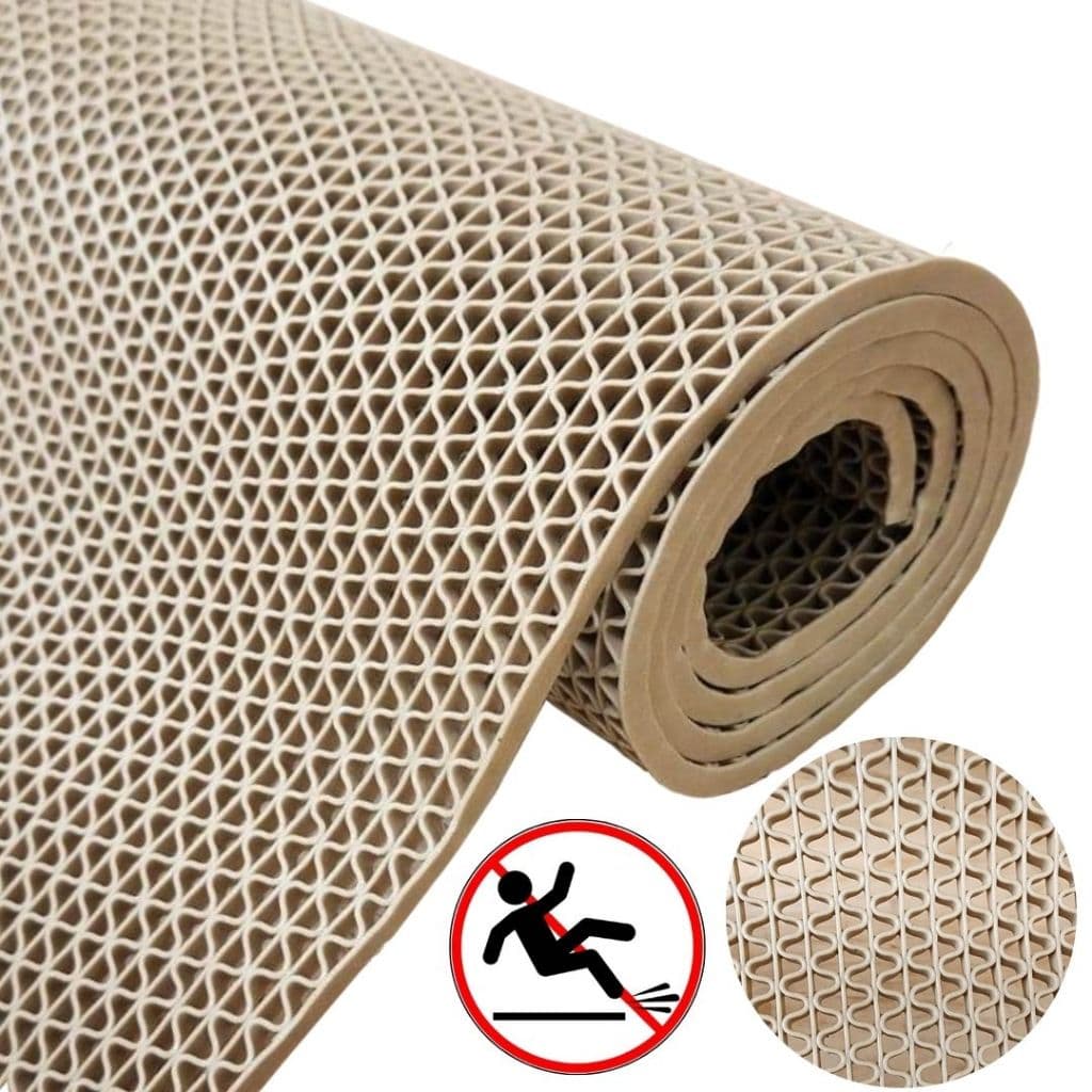 Tapete Antiderrapante Bege 1.20 x 2.50  Banheiros, piscina, cozinha Sauna