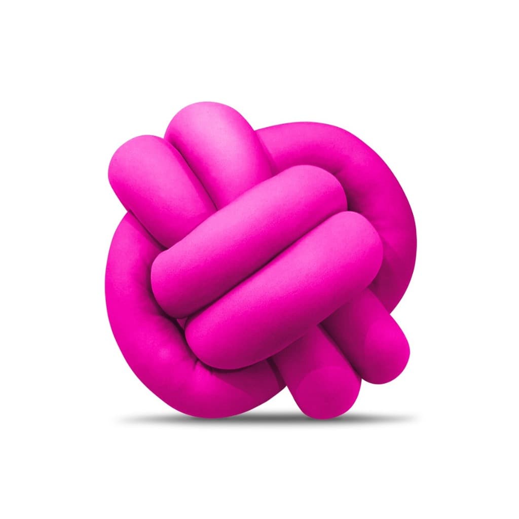 Almofada Nó Nozinho Escandinavo Decoração Diversas Cores Pink